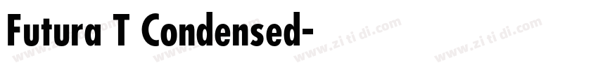 Futura T Condensed字体转换 Futura T Condensed字体转换